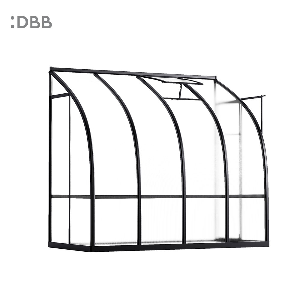 The Standard S2 Lean-to Series Greenhouse 4ft - Dibibi Garden Greenhouse